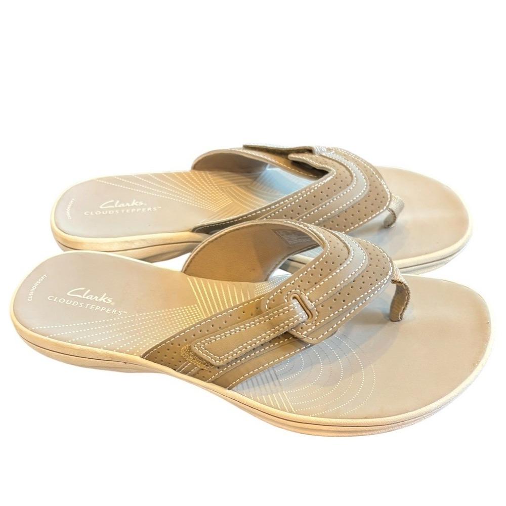 Clarks Women's Breeze Sea Lightweight Flip Flop 10 M